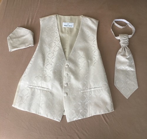Hochzeitsweste plastron - gr.46,